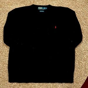 EUC size Large men’s polo by Ralph Lauren navy blue sweater